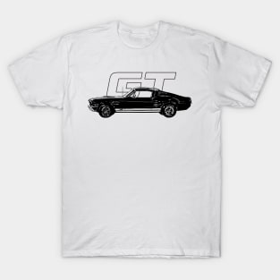 67' Ford Mustang GT T-Shirt